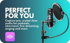 Movo PodPak2T 2-Pack Universal XLR Condenser Microphone Podcasting Equipment.