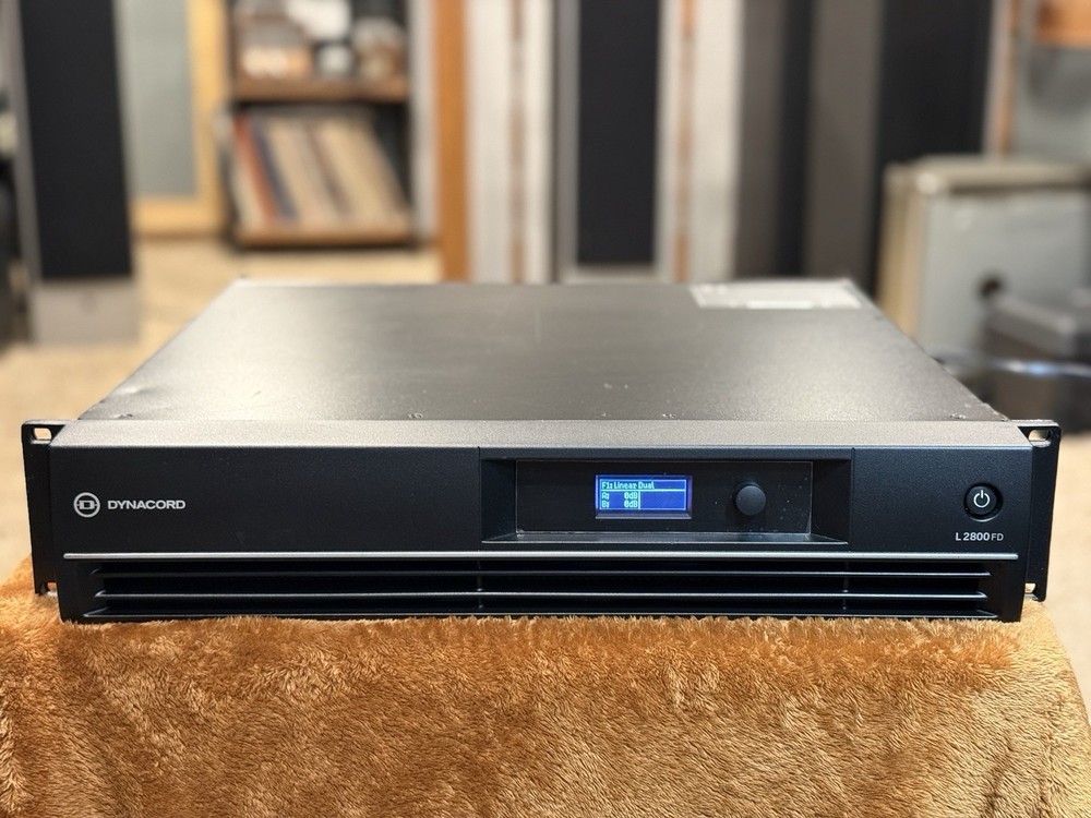 Tested – Dynacord L2800FD DSP 2 x 1400W Live Power Amplifier, 4 Ohms Low Hours
