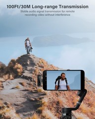 Mini Microphone for iPhone Android Phone – Wireless Lavalier Microphone Plug-…