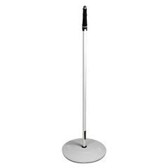 Gravity GMS23W DJ Pro Audio Microphone Stand with Round Base in White