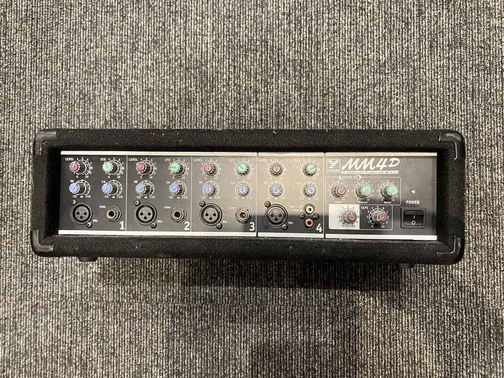 Good Yorkville MM4D 4-Channel Powered Mixer w/ Effects, 150W
