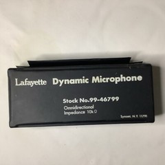 Lafayette Dynamic Microphones NO. 99-46799– NOT TESTED
