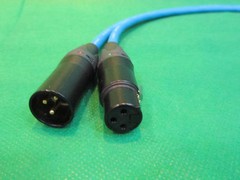 1 Ft Canare DA206 110 Ohm AES/EBU Digital Cable With XLR M to F Neutrik Gold.