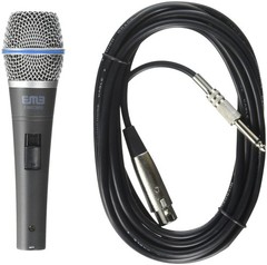 Warzone WPTS12 2200W PA Speaker Bundle + 1 Adjustable Stand + 1 Microphone