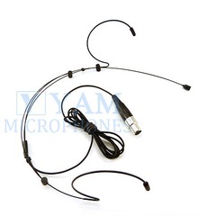 Dual Headset mic Yam Black Headworn Mic FOR Electro Voice RE-2 RE-1 Bodypack