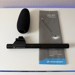 Sennheiser MKE600 Camcorder Shotgun Microphone – Black – Made in Germany