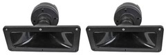 NEW (2) 7.4 x 3.2″ 1.35″ Compression Horn Tweeter Speakers.PA.DJ.Driver PAIR.8o