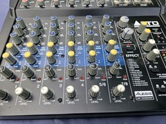 Alto ZMX122FX Professional 8-Channel Audio Mixer Alesis Effect W/ Adaptor -Black