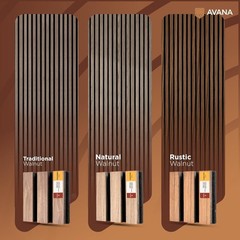 Acoustic Wall Panels Color Samples Pack – Wood Panels for Wall Decor – Inter…