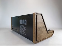 Korg MS-20 Mini Rack Real Wood Stand Side Panel Wooden Oak