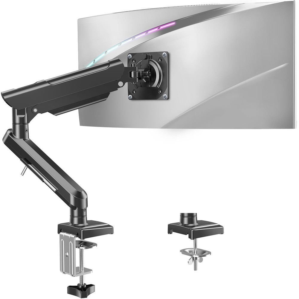 Single Monitor Mount for 32 27 24 22 inch Screen, Monitor Arm Holds 4.4-22 lb…