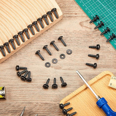 Rack Screws with Nylon Washers Black Stainless Steel Rack Mount Screws for Audio