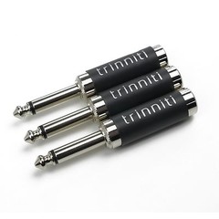 3x Silver Trinniti 1/4 Inch Plug Lights Moog Modular MU Dot Com MOTM .com module