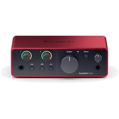 FOCUSRITE USB Audio Interface 2 in/2/out Scarlett Solo 4th Gen gen4 TI