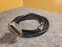 DB25 to TRS 3 Channel Analog Audio Input or Output Cable 6 Ft