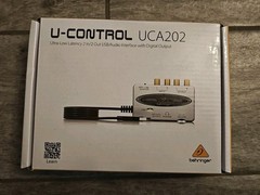 Behringer U-Control UCA202 USB Audio Interface RCA Optical Out Direct Monitoring