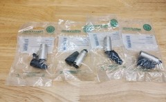Lot of 4 Neutrik NC3MX Male XLR Cable Connectors – Silver – New