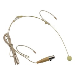 Dual Ear Hook Headset Microphone For AKG / Samson Wireless TA3F 3pin Mini XLR