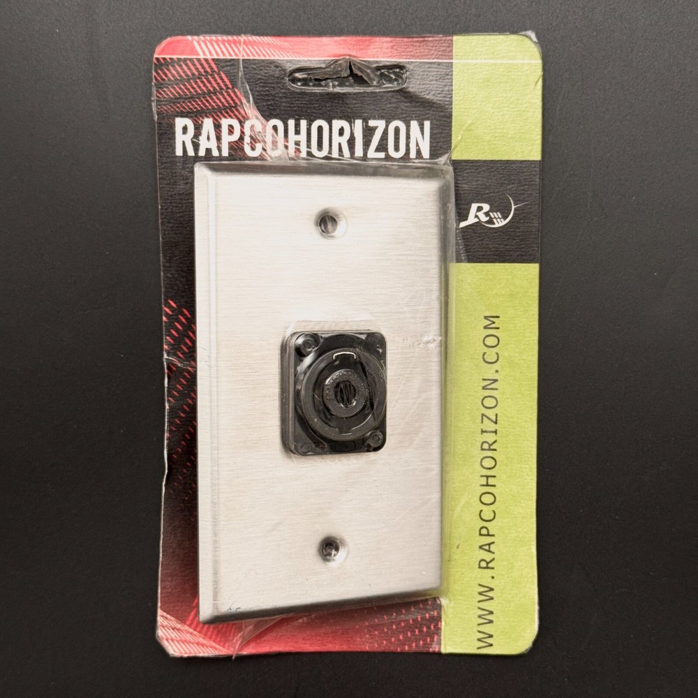 RapcoHorizon Female Wallplate Audio Outlet SP-B LOAD 1)NL4MP NEUTRIK SPEAKON