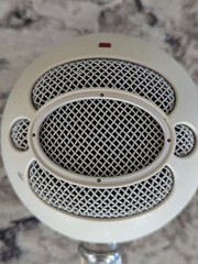 White „The Snowball“ Cardioid Blue Condenser Microphone, Wired USB, Plug ’n Play