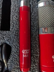 MXL 550/551 Condenser Ensemble Microphone Kit w/ Case Hard Mounts