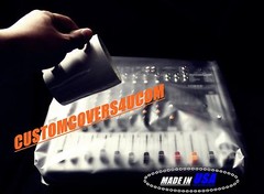 CUSTOM CLEAR VINYL DUST COVER FOR SANSUI SR 838 SR 636 TURNTABLE