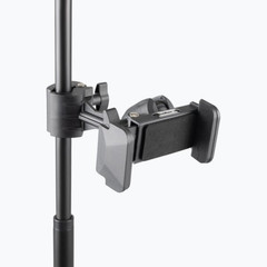 Mic Stand Smartphone Holder Mount + 25ft Production-Grade Straight XLR Cable