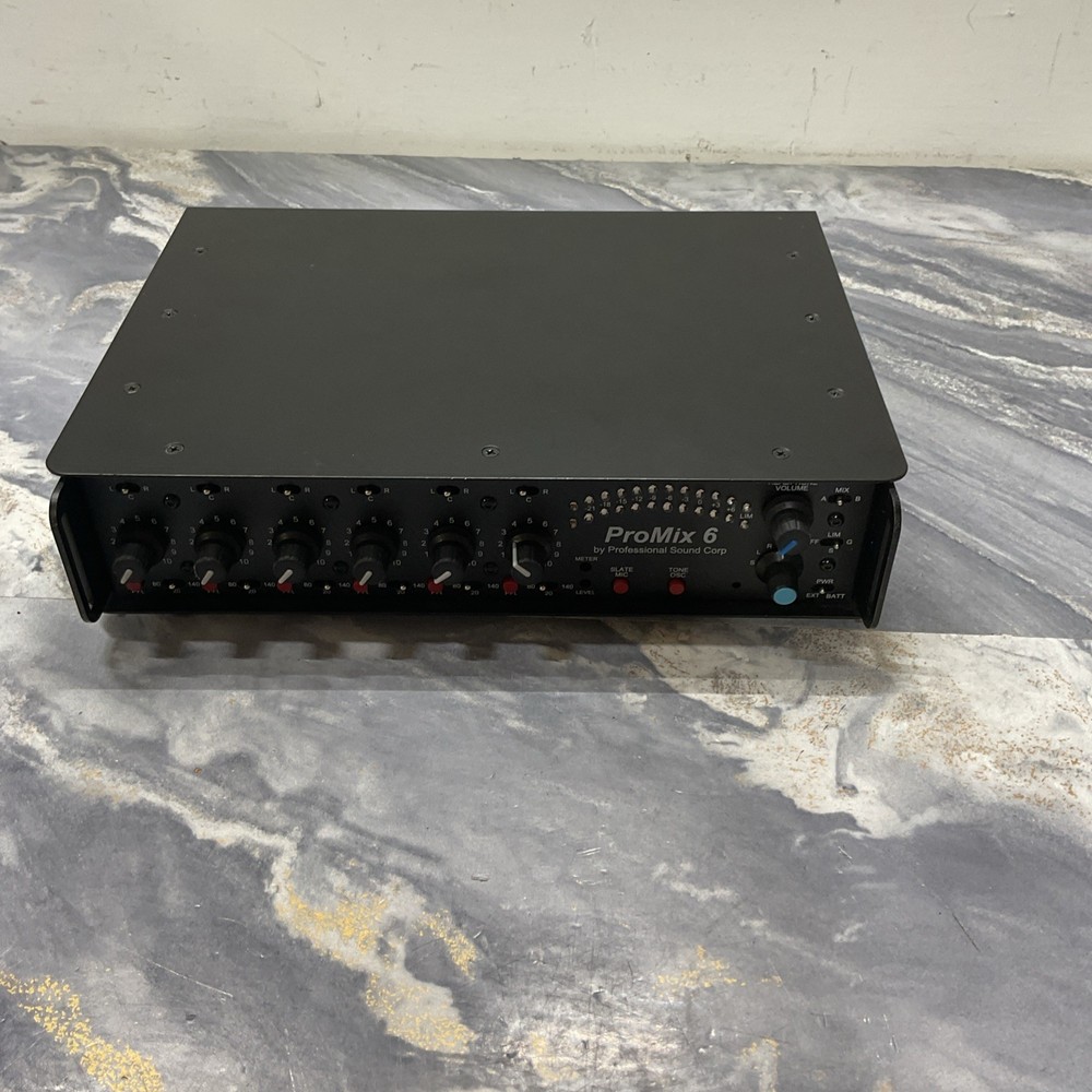 PSC DV PROMIX 6 Portable 6 Channel Production/ENG Mixer without power adapter