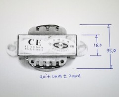 1pc AC power Transformer Input=AC 220V 110V 60Hz Output=AC 6V 12V 24V 120mA 3VA