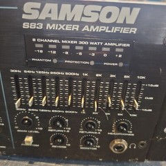 3x Peak Knobs For Samson S83 Mixer Amplifier 8channel 300watts