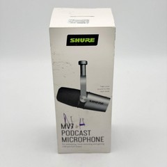 Shure MV7 USB XLR Dynamic Podcast Microphone Speech Mic Black