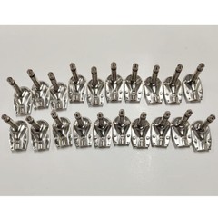 20/40pc For Pancake 1/4″ 6.35mm Right Angle 90 Degree Mono Male Jack Plugs HOT