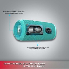CERWIN-VEGA! Vega Mini Portable Bluetooth Speaker, VMGRN Powerful Bass – Green