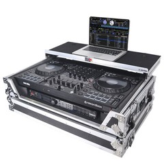 ProX XS-DDJFLX10WLT Pioneer DDJ-FLX10 Case w Laptop Shelf, 1U Rack Space, Wheels