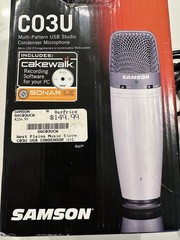 C03U Multi-Pattern USB Studio Condenser Microphone Samson