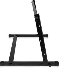 Angled Metal Desktop Rack Stand with Non-Slip Rubber Feet, 6U Rack Space (GFW-DE
