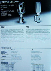 2022 Shure Brothers 55SH dynamic cardioid microphone Elvis w case 55S 55 556S