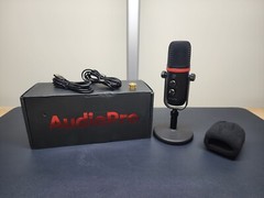 AudioPro Professional USB Condenser Microphone Built-in Noise Reduction Chip