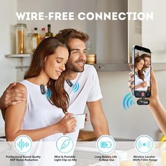 SYNCO P2X Wireless Lavalier Microphone 2 Mics for Tiktok YouTube Vlog Recording