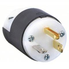 LOT 10x Hubbell HBL5366C AC Male Edison NEMA 5-20P Plug 15A 125V Connector CL/BK