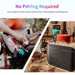 High Stability 2.4G Wireless Guitar Rechargeable Transmitter And Receiver