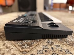 Used Yamaha DX7IID Synthesizer w/Original ROM Cartridge, Manual, Midi Cable, Bag