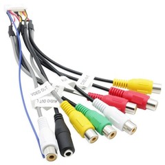 Android Car Stereo Radio RCA Cord Assembly 20 Pin Wiring Harness…
