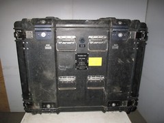 Rackmount 14U 19×24 ECS Composite Shockmount Electronics Black Equipment Case