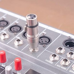 4 Pack 6.35Mm 1/4″ Male to XLR Male & 1/4″ TRS to XLR Female Adapters