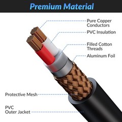 XLR to XLR Cable 6 Feet 2 Pack Multiple Premium Microphone Cables Heavy Duty …