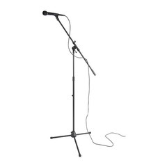 Shure Cardioid Dynamic Vocal Microphone Bundle with Stand and Cable (3 Items)