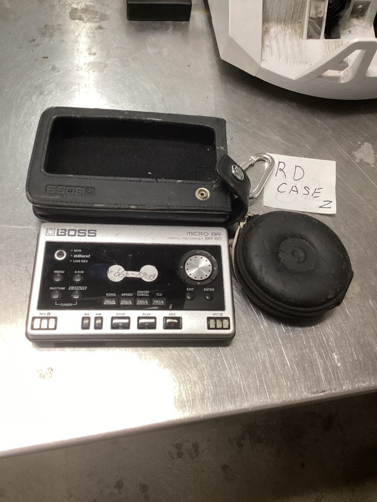 BOSS BR-80 8 Track Interface Portable Micro BR Digital Recorder with Carry Case