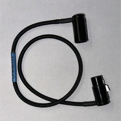 La nobleza Pro Audio Interconnect Single Cable Black Professional Audio Cable
