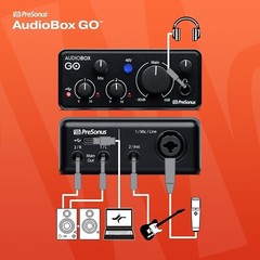 PreSonus AudioBox GO Compact 2×2 Bus-Powered USB Audio Interface